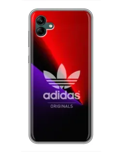 Чехол для Samsung Galaxy A04 с картинкой «Adidas Red Neon»