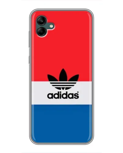 Чехол для Samsung Galaxy A04 с картинкой «Ретро блоки Adidas» Чехол для Samsung Galaxy A04 с картинкой «Ретро блоки Adidas»