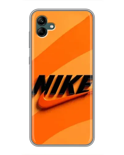 Чехол для Samsung Galaxy A04 с картинкой «Оранжевый драйв Nike» Чехол для Samsung Galaxy A04 с картинкой «Оранжевый драйв Nike»