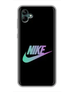 Чехол для Samsung Galaxy A04 с картинкой «Nike — городская ночь»