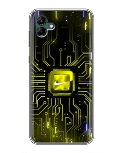 Чехол для Samsung Galaxy A04 с картинкой «Nike — золотая искра» Чехол для Samsung Galaxy A04 с картинкой «Nike — золотая искра»