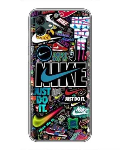 Чехол для Samsung Galaxy A04 с картинкой «Яркий коллаж Nike» Чехол для Samsung Galaxy A04 с картинкой «Яркий коллаж Nike»