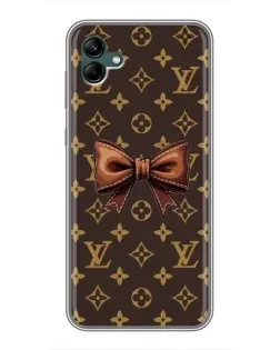 Чехол для Samsung Galaxy A04 с картинкой «LV с бантом»