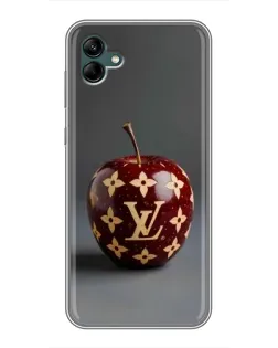 Чехол для Samsung Galaxy A04 с картинкой «Красное яблоко LV»