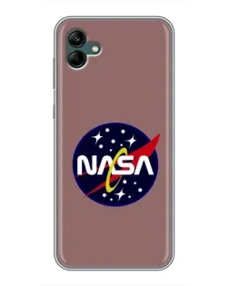 Чехол для Samsung Galaxy A04 с картинкой «NASA — ретро космос» Чехол для Samsung Galaxy A04 с картинкой «NASA — ретро космос»