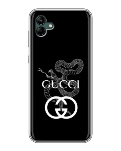 Чехол для Samsung Galaxy A04 с картинкой «Gucci — серебряная змея» Чехол для Samsung Galaxy A04 с картинкой «Gucci — серебряная змея»