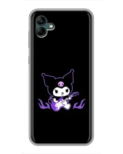 Чехол для Samsung Galaxy A04 с картинкой «Электрическая Kuromi» Чехол для Samsung Galaxy A04 с картинкой «Электрическая Kuromi»
