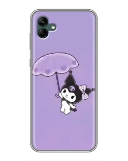 Чехол для Samsung Galaxy A04 с картинкой «Kuromi с зонтиком» Чехол для Samsung Galaxy A04 с картинкой «Kuromi с зонтиком»