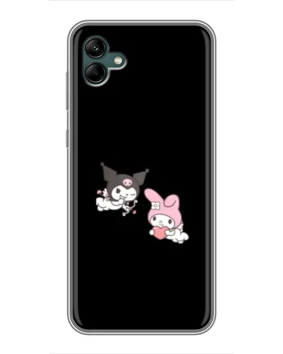 Чехол для Samsung Galaxy A04 с картинкой «My Melody и Kuromi» Чехол для Samsung Galaxy A04 с картинкой «My Melody и Kuromi»