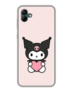 Чехол для Samsung Galaxy A04 с картинкой «Kuromi и сердце» Чехол для Samsung Galaxy A04 с картинкой «Kuromi и сердце»