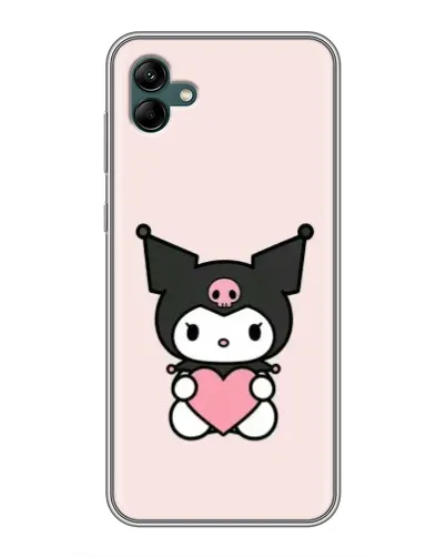Чехол для Samsung Galaxy A04 с картинкой «Kuromi и сердце» Чехол для Samsung Galaxy A04 с картинкой «Kuromi и сердце»