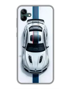 Чехол для Samsung Galaxy A04 с картинкой «Вид сверху — BMW M» Чехол для Samsung Galaxy A04 с картинкой «Вид сверху — BMW M»