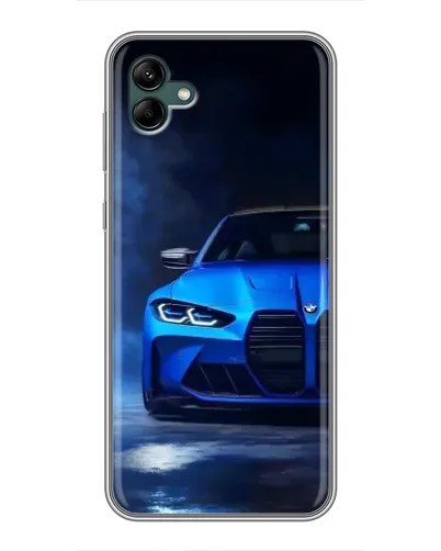 Чехол для Samsung Galaxy A04 с картинкой «Голубая BMW M4» Чехол для Samsung Galaxy A04 с картинкой «Голубая BMW M4»