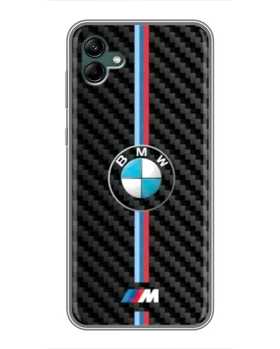 Чехол для Samsung Galaxy A04 с картинкой «Эмблема BMW и карбон» Чехол для Samsung Galaxy A04 с картинкой «Эмблема BMW и карбон»
