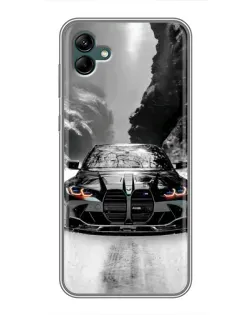 Чехол для Samsung Galaxy A04 с картинкой «BMW — акварельный дрифт»