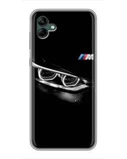 Чехол для Samsung Galaxy A04 с картинкой «BMW — взгляд тигра»
