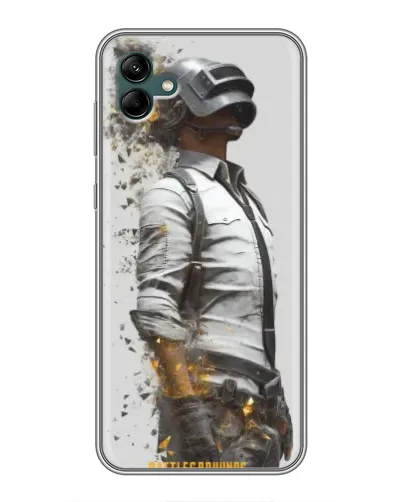 Чехол для Samsung Galaxy A04 с картинкой «PUBG — боец в пыли» Чехол для Samsung Galaxy A04 с картинкой «PUBG — боец в пыли»