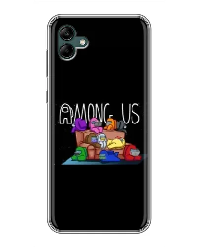 Чехол для Samsung Galaxy A04 с картинкой «Логотип Among Us» Чехол для Samsung Galaxy A04 с картинкой «Логотип Among Us»