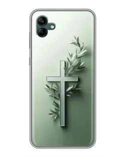 Чехол для Samsung Galaxy A04 с картинкой «Оливковая ветвь»