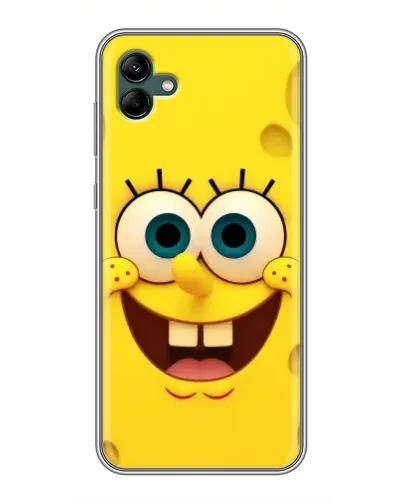 Чехол для Samsung Galaxy A04 с картинкой «Губка Боб улыбка»