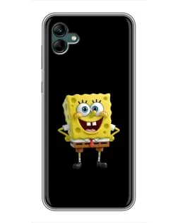 Чехол для Samsung Galaxy A04 с картинкой «Классический Губка Боб»