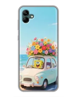 Чехол для Samsung Galaxy A04 с картинкой «Автомобильное путешествие»
