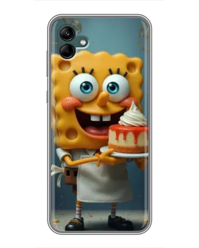 Чехол для Samsung Galaxy A04 с картинкой «Повар Спанч Боб»