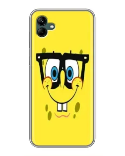 Чехол для Samsung Galaxy A04 с картинкой «Минималистичный Спанч Боб»