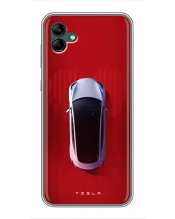Чехол для Samsung Galaxy A04 с картинкой «Tesla Top View» Чехол для Samsung Galaxy A04 с картинкой «Tesla Top View»