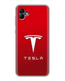 Чехол для Samsung Galaxy A04 с картинкой «Tesla Red Classic» Чехол для Samsung Galaxy A04 с картинкой «Tesla Red Classic»