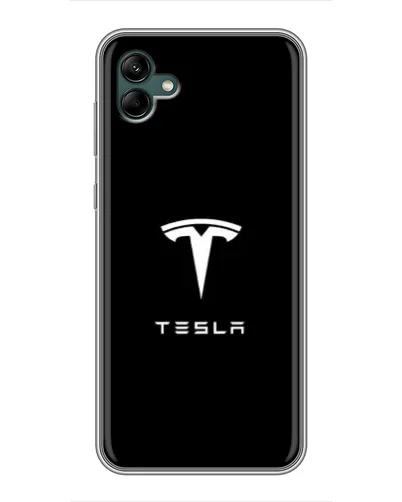 Чехол для Samsung Galaxy A04 с картинкой «Tesla White Logo» Чехол для Samsung Galaxy A04 с картинкой «Tesla White Logo»
