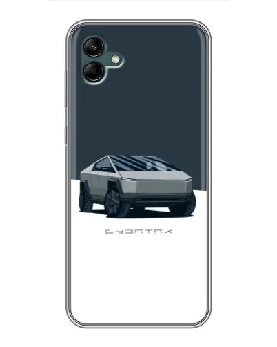 Чехол для Samsung Galaxy A04 с картинкой «Серебристый Cybertruck Tesla» Чехол для Samsung Galaxy A04 с картинкой «Серебристый Cybertruck Tesla»