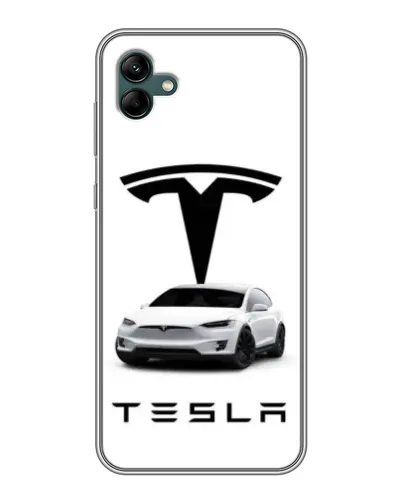 Чехол для Samsung Galaxy A04 с картинкой «Tesla White Style» Чехол для Samsung Galaxy A04 с картинкой «Tesla White Style»
