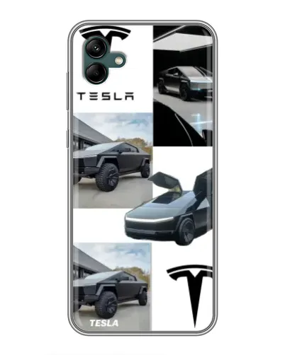 Чехол для Samsung Galaxy A04 с картинкой «Коллаж Cybertruck Tesla» Чехол для Samsung Galaxy A04 с картинкой «Коллаж Cybertruck Tesla»