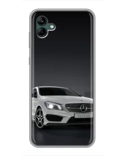 Чехол для Samsung Galaxy A04 с картинкой «Mercedes AMG GT Silver» Чехол для Samsung Galaxy A04 с картинкой «Mercedes AMG GT Silver»