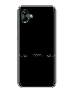 Чехол для Samsung Galaxy A04 с картинкой «Audi — световой подпись» Чехол для Samsung Galaxy A04 с картинкой «Audi — световой подпись»