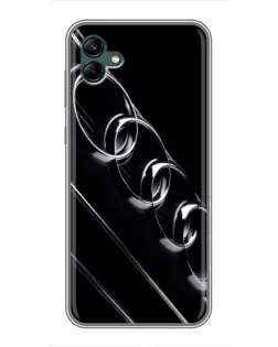 Чехол для Samsung Galaxy A04 с картинкой «Audi — абстрактные кольца» Чехол для Samsung Galaxy A04 с картинкой «Audi — абстрактные кольца»