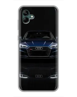 Чехол для Samsung Galaxy A04 с картинкой «Audi — ночное отражение» Чехол для Samsung Galaxy A04 с картинкой «Audi — ночное отражение»
