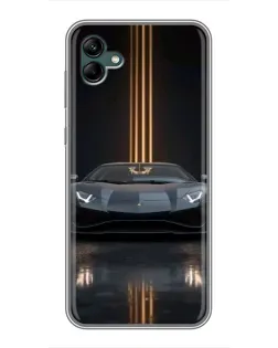Чехол для Samsung Galaxy A04 с картинкой «Lamborghini золотые линии» Чехол для Samsung Galaxy A04 с картинкой «Lamborghini золотые линии»