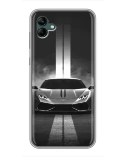 Чехол для Samsung Galaxy A04 с картинкой «Lamborghini симметрия дорог» Чехол для Samsung Galaxy A04 с картинкой «Lamborghini симметрия дорог»