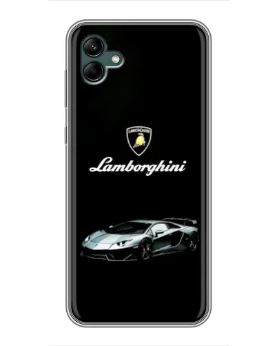 Чехол для Samsung Galaxy A04 с картинкой «Логотип Lamborghini классика»