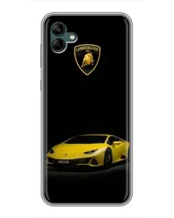 Чехол для Samsung Galaxy A04 с картинкой «Lamborghini желтый акцент» Чехол для Samsung Galaxy A04 с картинкой «Lamborghini желтый акцент»