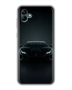 Чехол для Samsung Galaxy A04 с картинкой «Черный Lamborghini Aventador» Чехол для Samsung Galaxy A04 с картинкой «Черный Lamborghini Aventador»