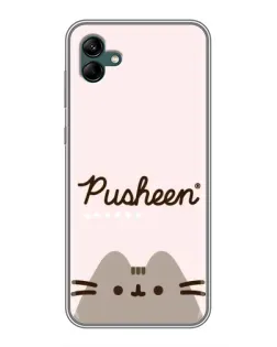Чехол для Samsung Galaxy A04 с картинкой «Pusheen логотип» Чехол для Samsung Galaxy A04 с картинкой «Pusheen логотип»