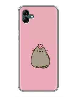 Чехол для Samsung Galaxy A04 с картинкой «Pusheen сердце» Чехол для Samsung Galaxy A04 с картинкой «Pusheen сердце»