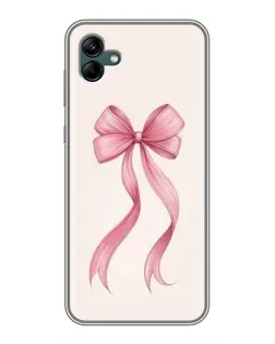 Чехол для Samsung Galaxy A04 с картинкой «Розовый бант»