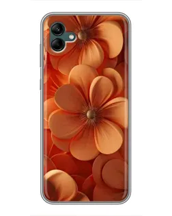 Чехол для Samsung Galaxy A04 с картинкой «Оранжевый макро цветок» Чехол для Samsung Galaxy A04 с картинкой «Оранжевый макро цветок»