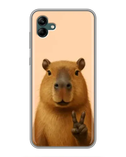 Чехол для Samsung Galaxy A04 с картинкой «Капибара виктория» Чехол для Samsung Galaxy A04 с картинкой «Капибара виктория»