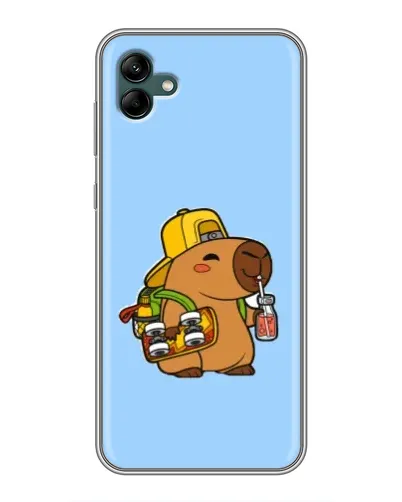 Чехол для Samsung Galaxy A04 с картинкой «Капибара на скейте» Чехол для Samsung Galaxy A04 с картинкой «Капибара на скейте»