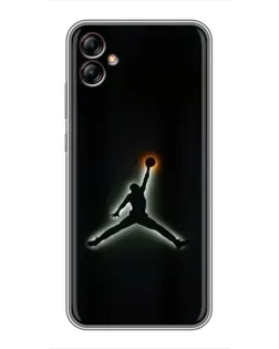 Чехол для Samsung Galaxy A04e (A042) с картинкой «Jordan Gradient Logo»